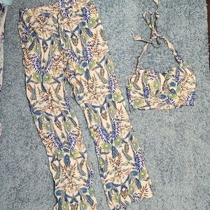 Floral 2 Piece Jumpsuit